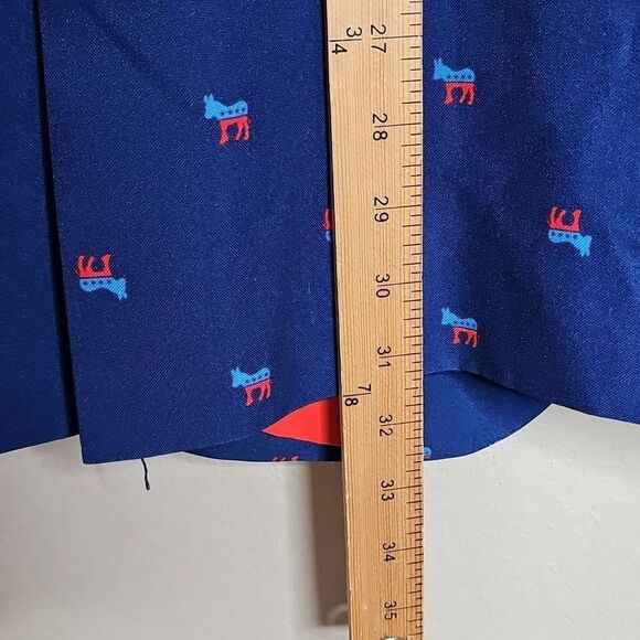 NWT Men's Suit Shinesty Democrat Blue Blazer with Red Pants 52 Jacket, 44 Pant - Picture 7 of 10